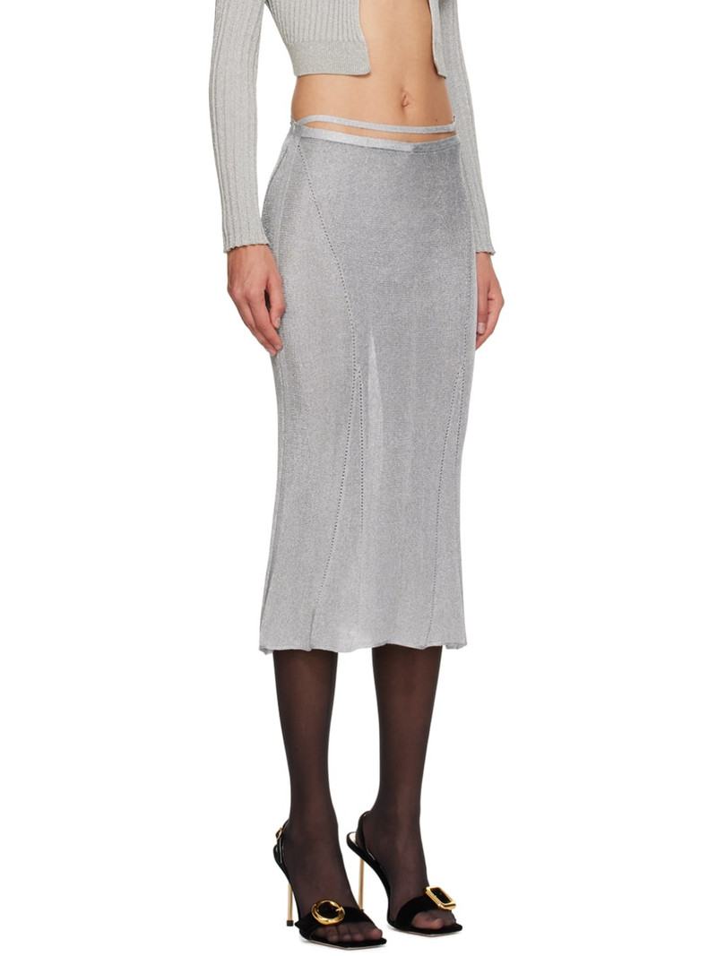 Silver Guirlande 'La Jupe Brilho' Midi Skirt 2
