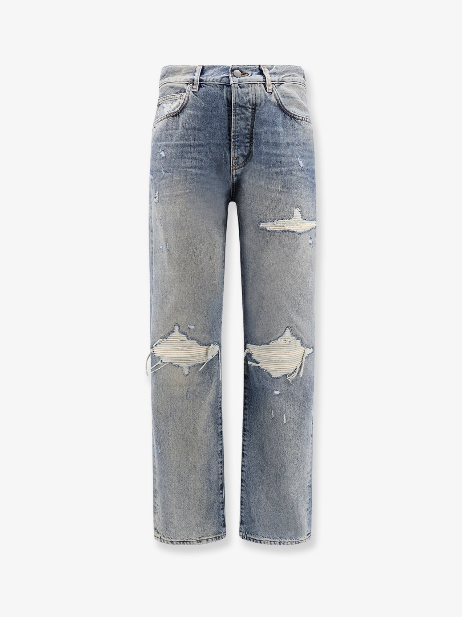 DESTROYED EFFECT JEANS - 1