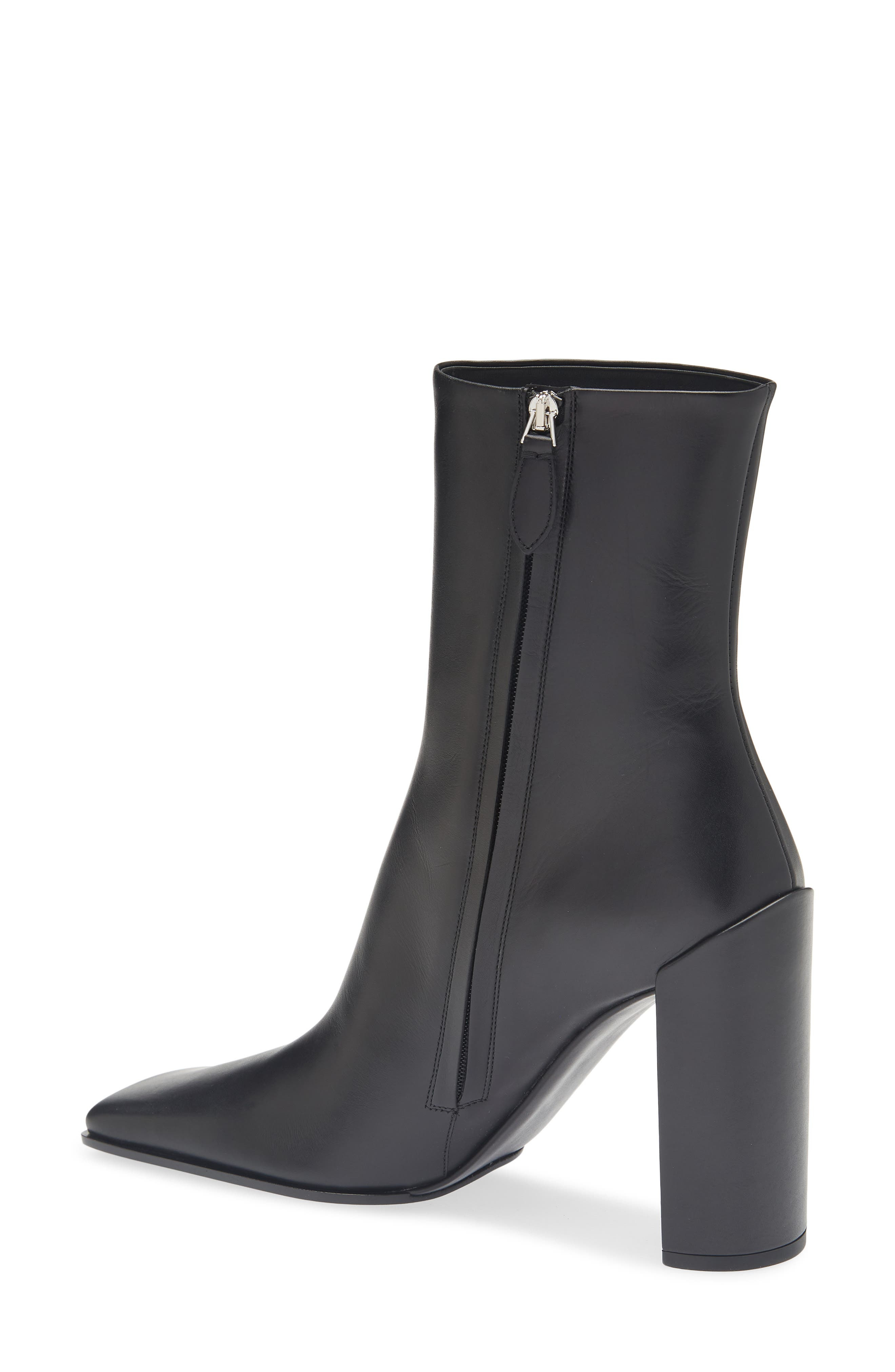 Alaïa Square Toe Bootie in Noir at Nordstrom - 2
