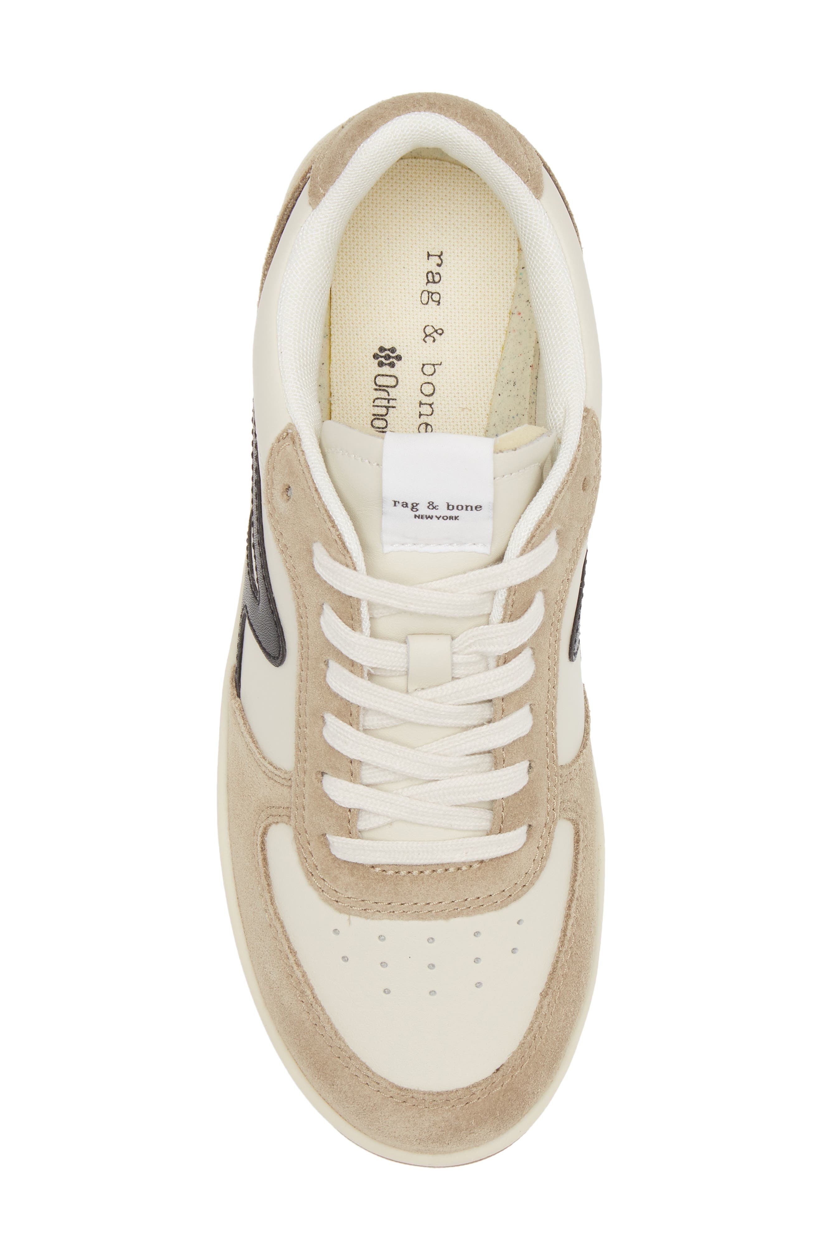 rag & bone Retro Court Sneaker in Dove/Sand at Nordstrom - 5