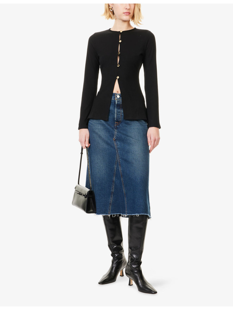 Reformation Verne Ribbed Knitted Top outlook