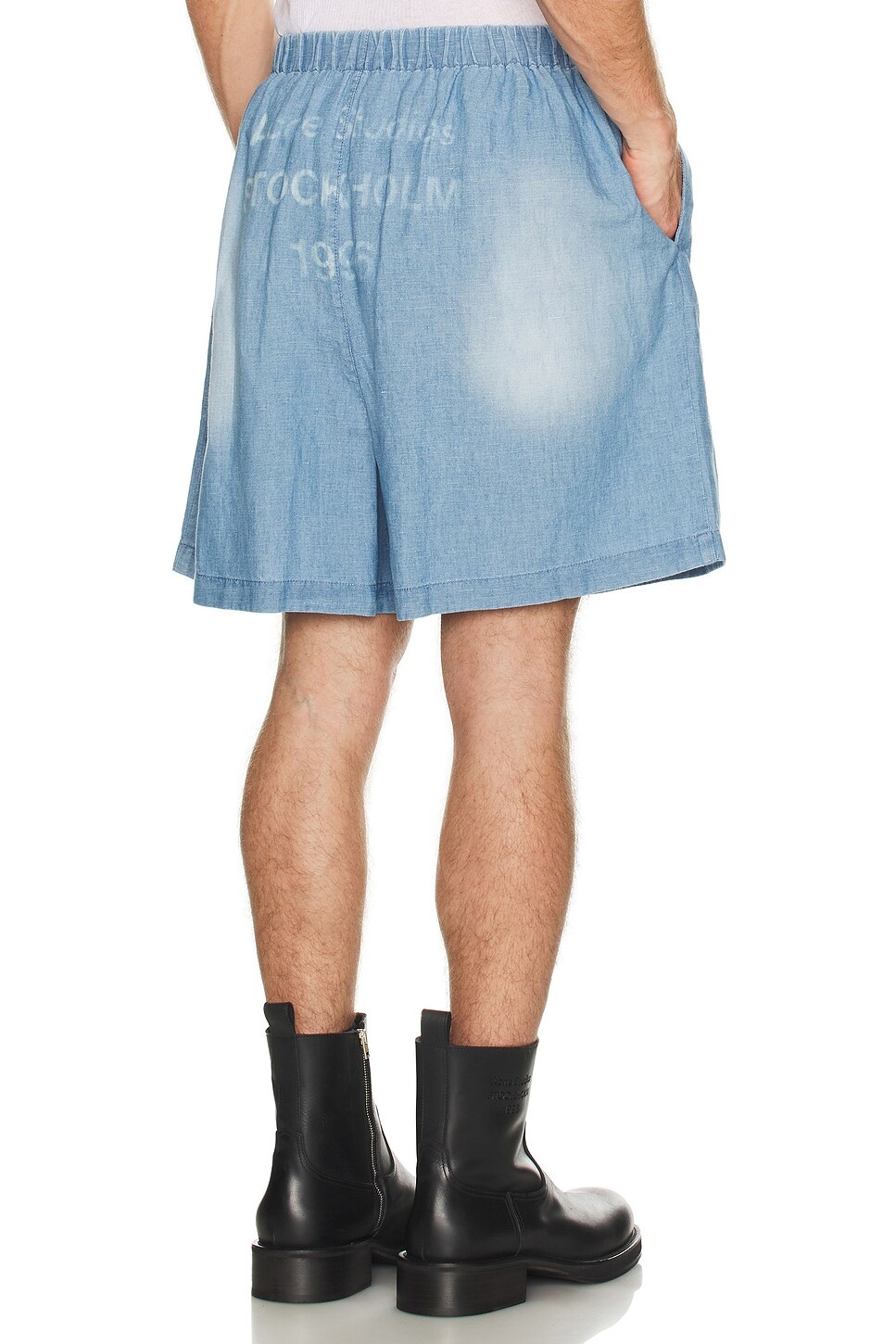 Ruxer Chambray Shorts - 4