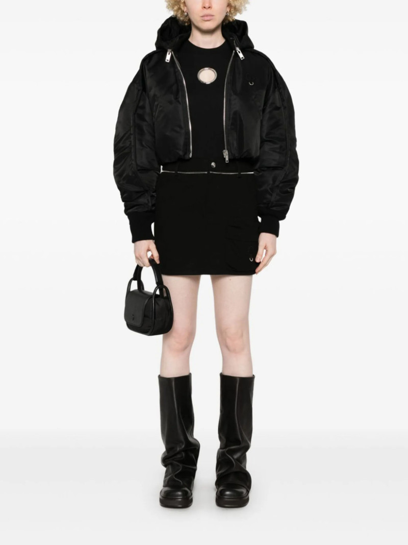 Moncler x Willow Smith cotton mini skirt outlook