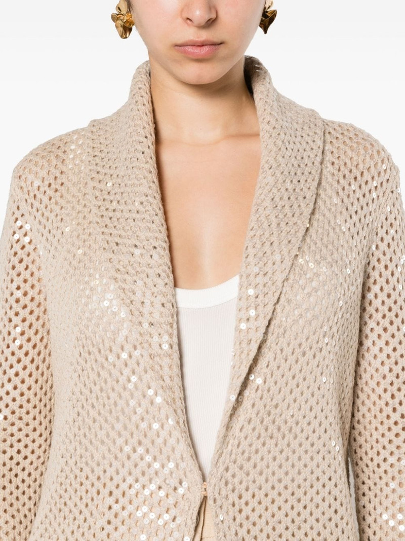 sequinned cashmere cardi-coat 5
