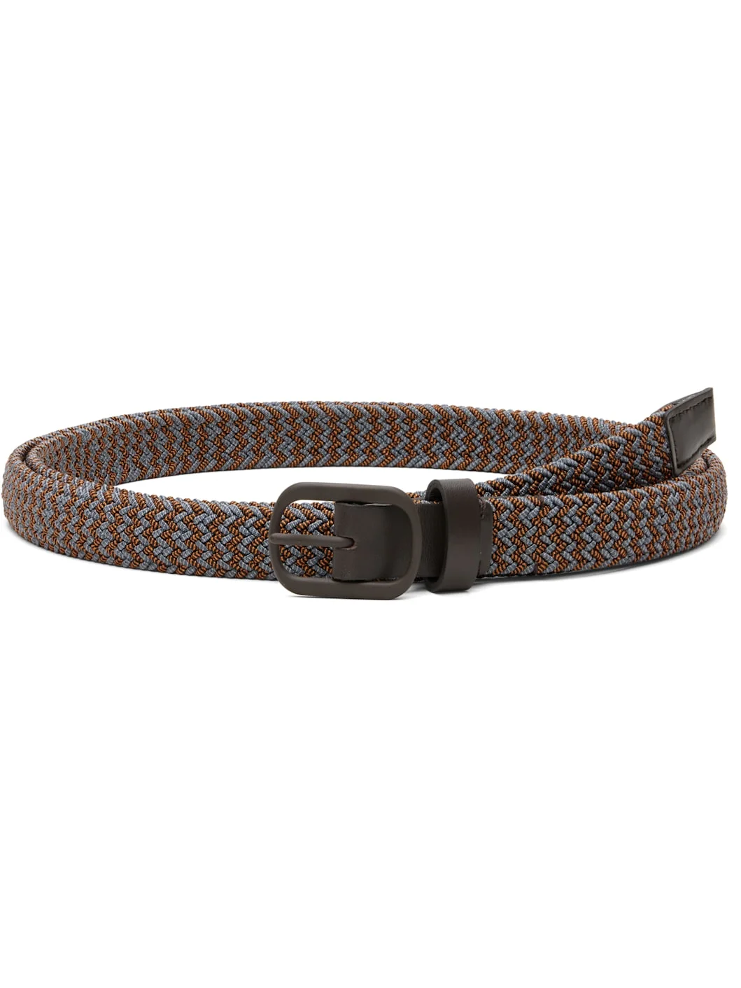 Brown Braided Belt - 1