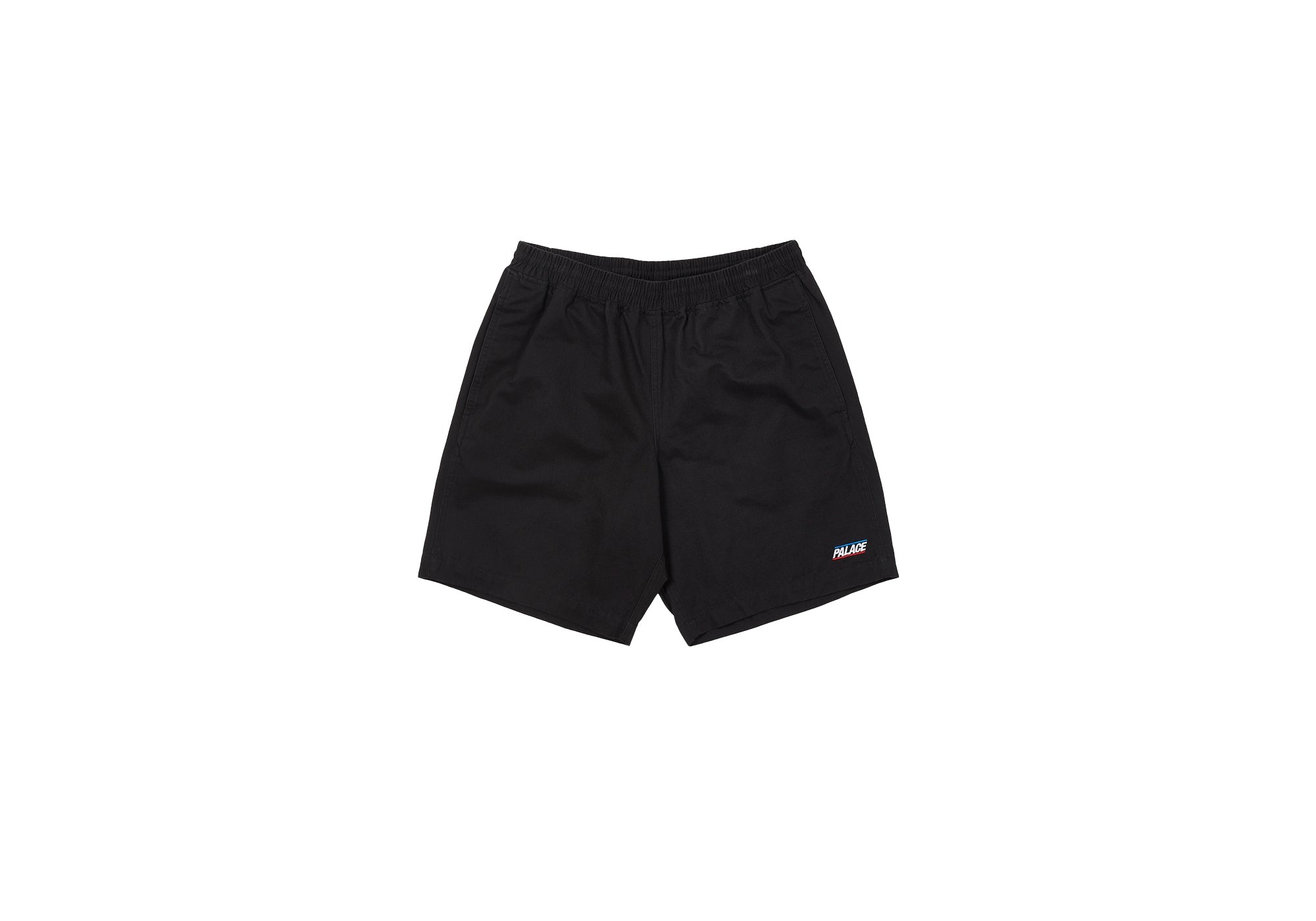 BASICALLY A WASHED COTTON SHORT BLACK - 1