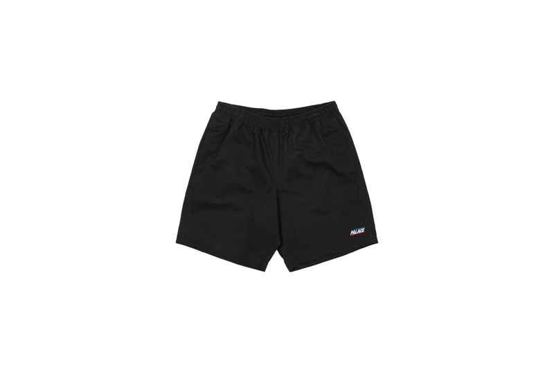 BASICALLY A WASHED COTTON SHORT BLACK 1