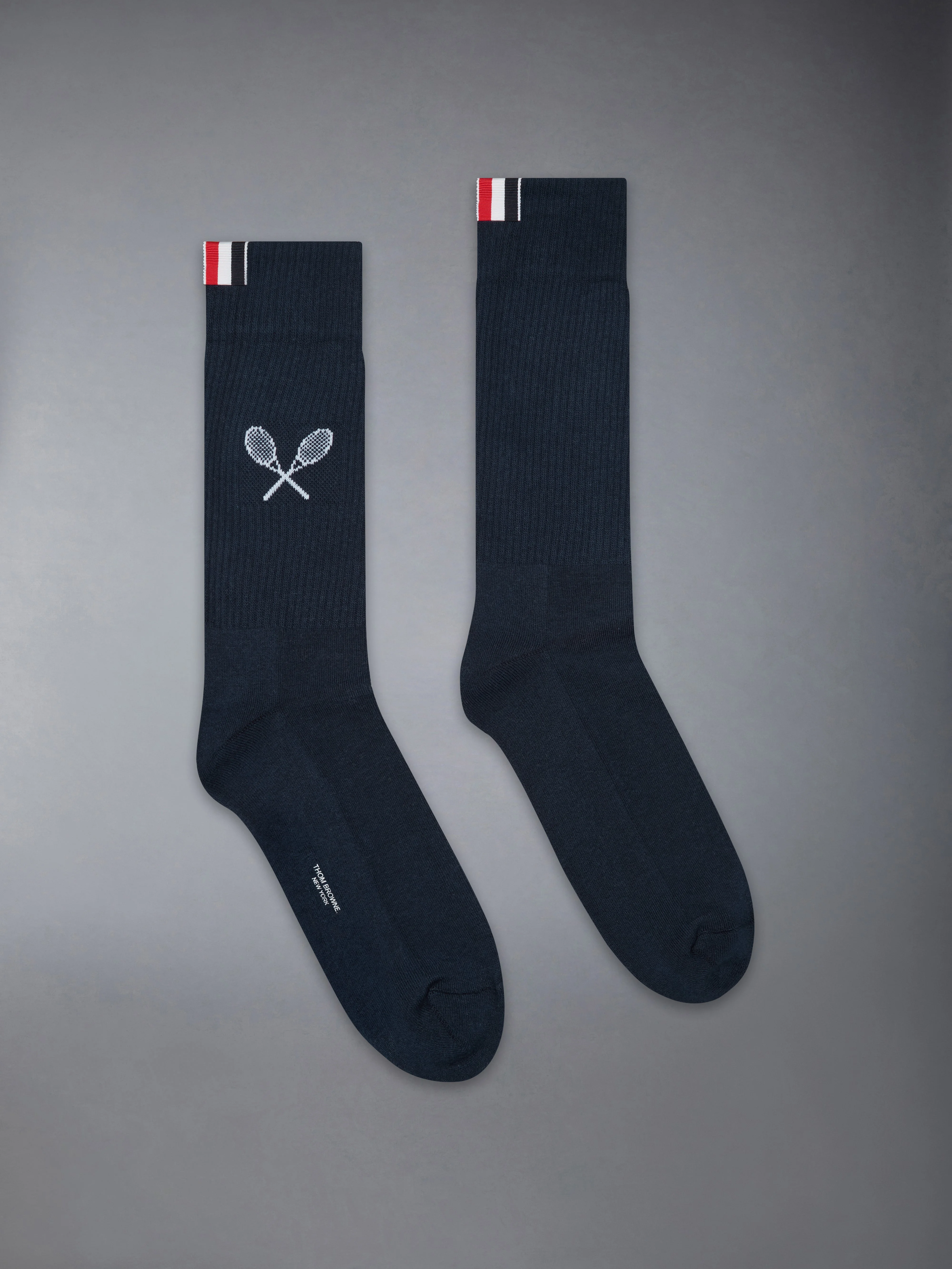 TENNIS RACQUET ATHLETIC SOCKS - 1