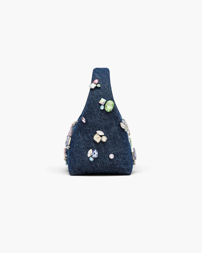 THE GEM DENIM MINI SACK BAG 5