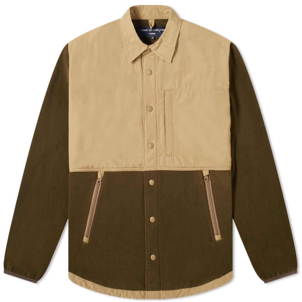 Comme des Garcons Homme Sherpa Button Overshirt - 1