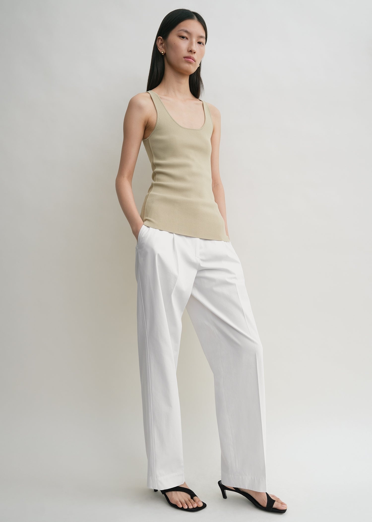 Compact knit tank desert - 3