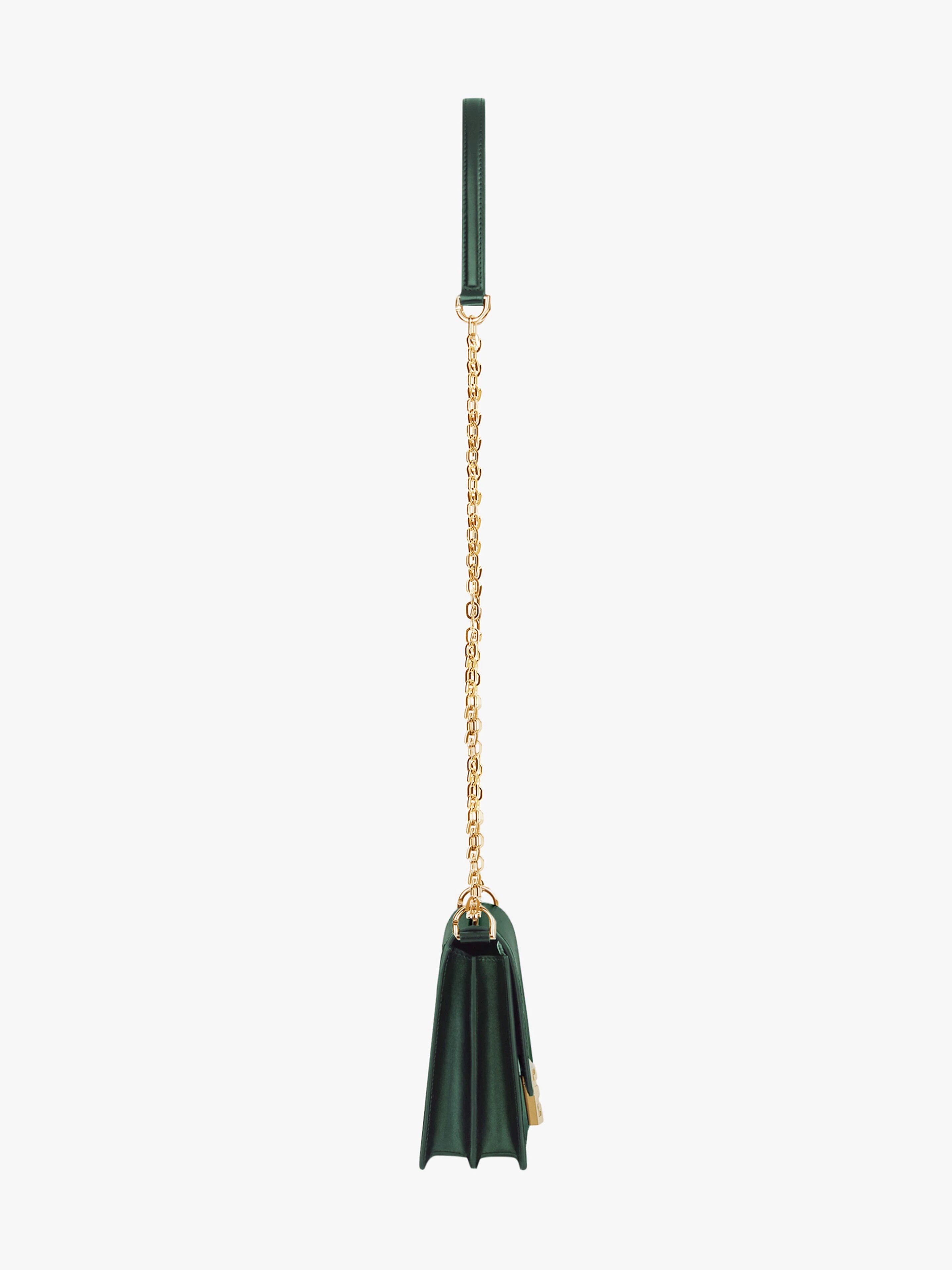 MEDIUM 4G BAG IN BOX LEATHER WITH CHAIN - 3
