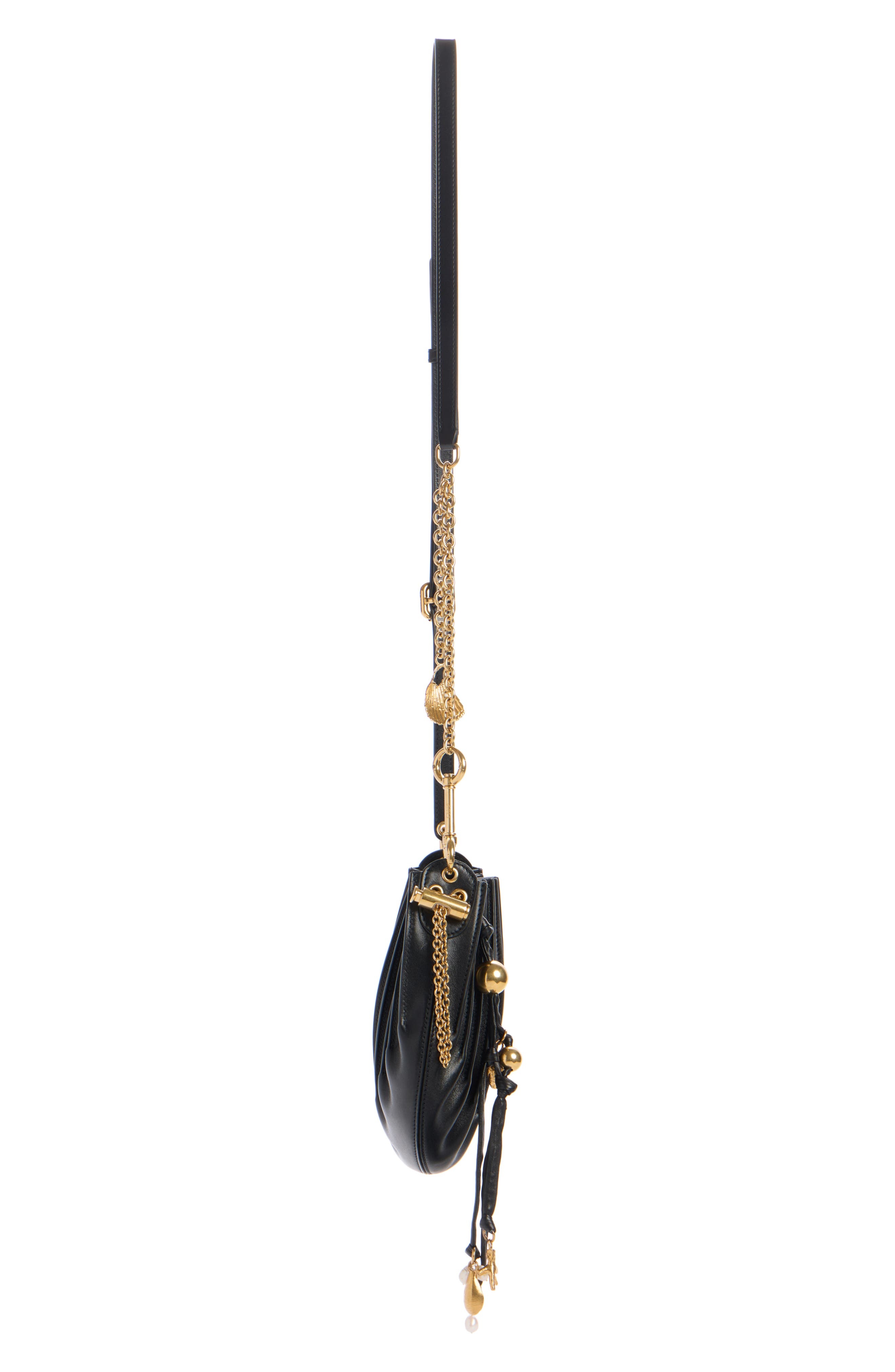 Chloé Sea Treasures Leather Crossbody Bag in Black at Nordstrom - 5
