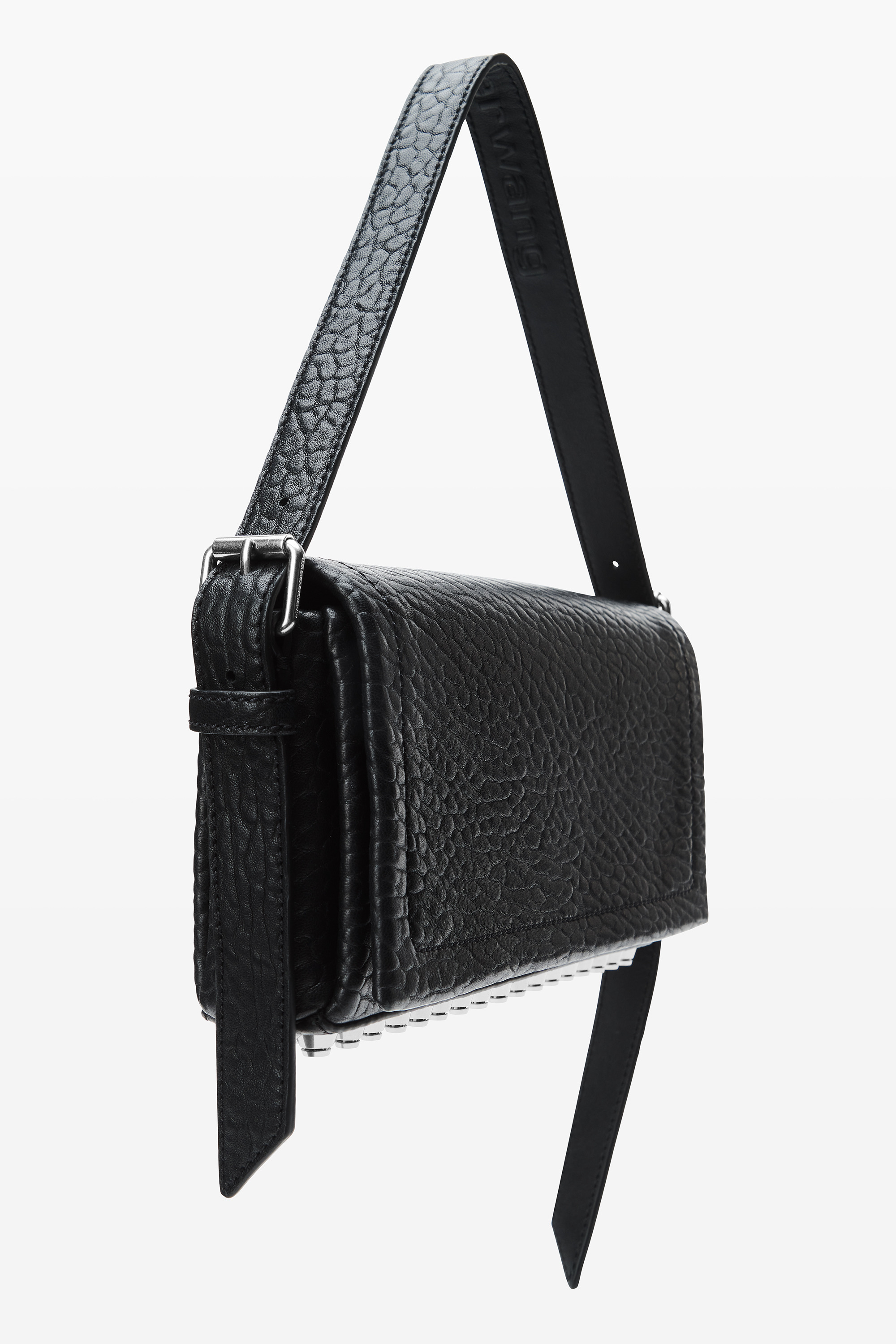 Black Ricco Slim Flap Bag - 2