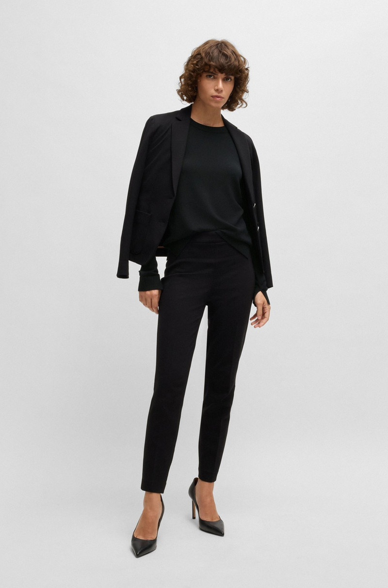 BOSS CREW-NECK SWEATER IN MERINO WOOL outlook