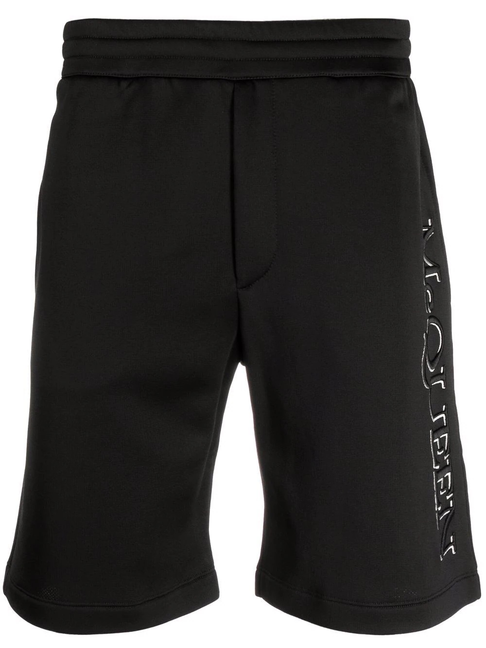 logo-embroidered track shorts - 1