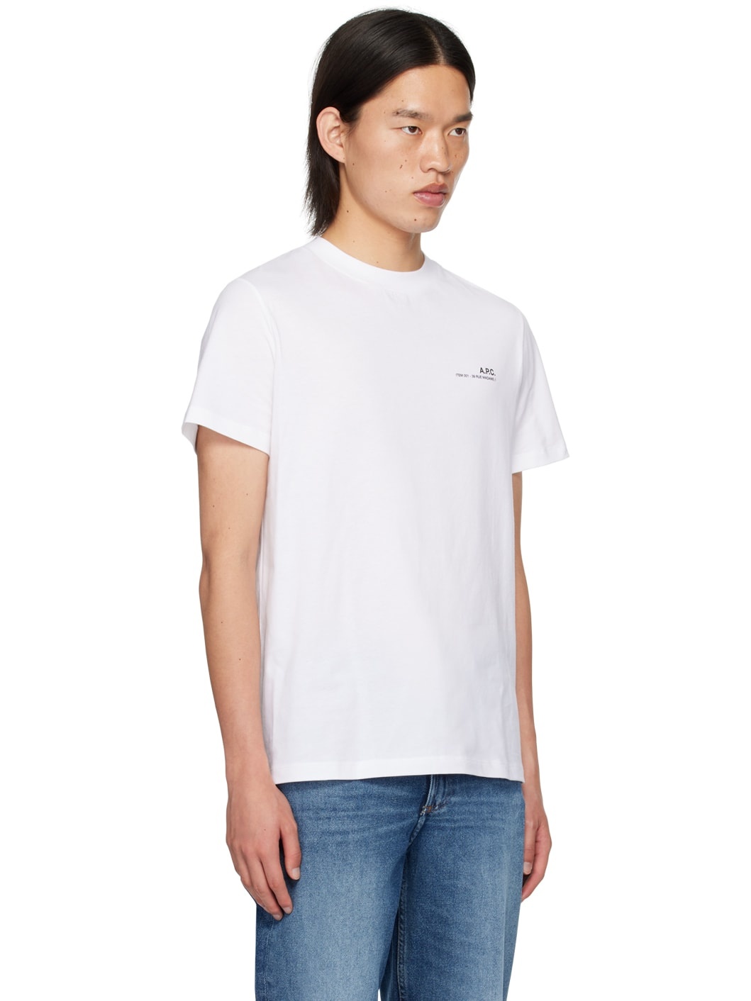 White Printed Logo T-Shirt - 2