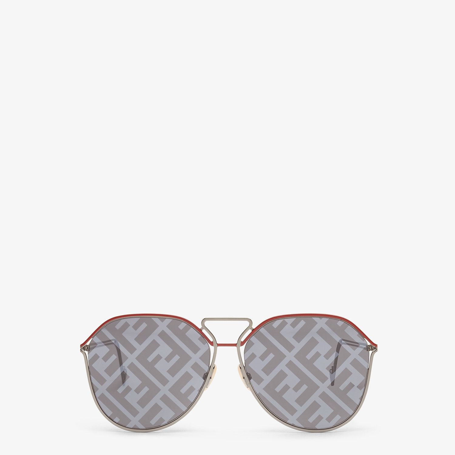 Red and ruthenium sunglasses - 1