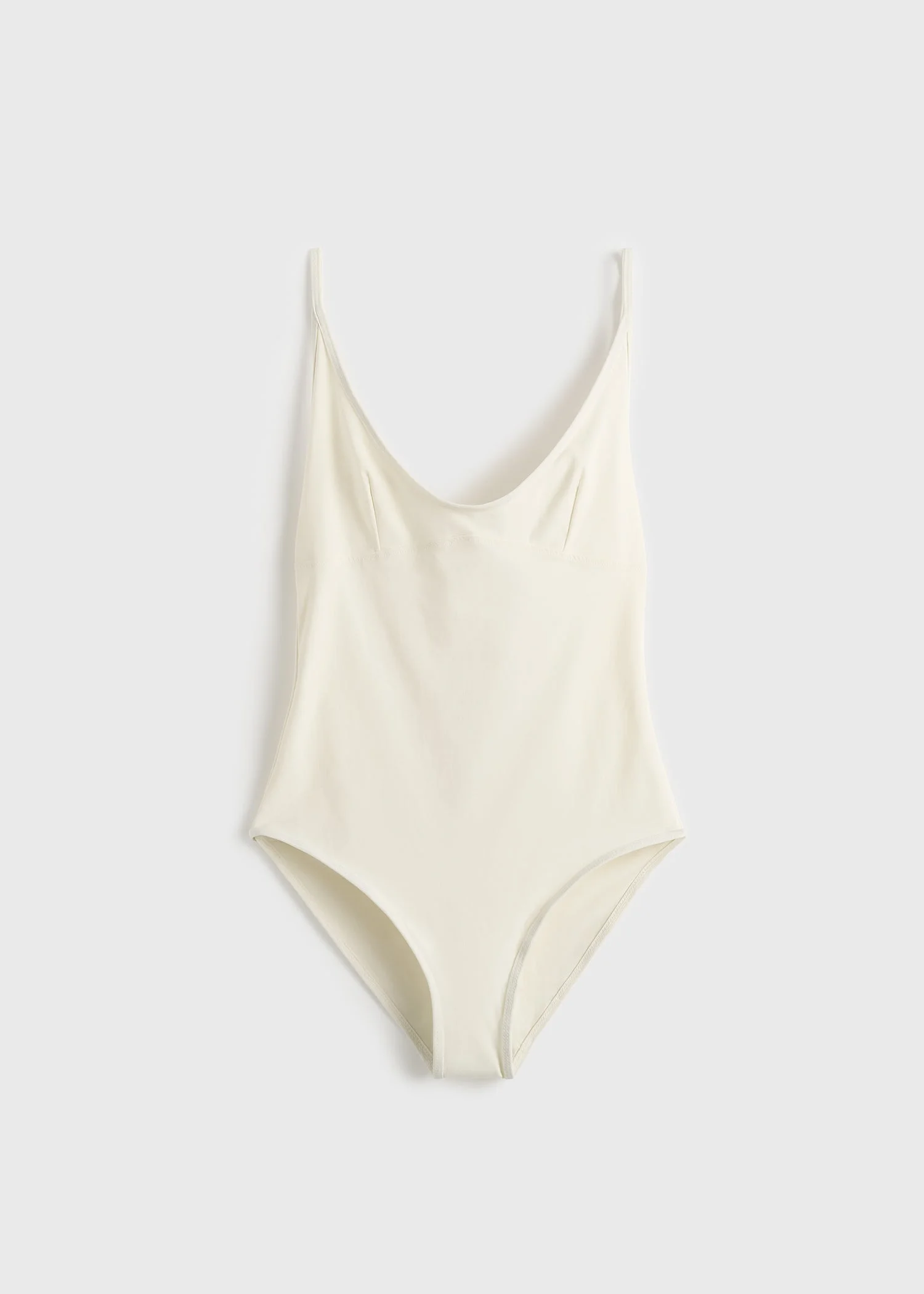 Scoop swimsuit ecru - 1