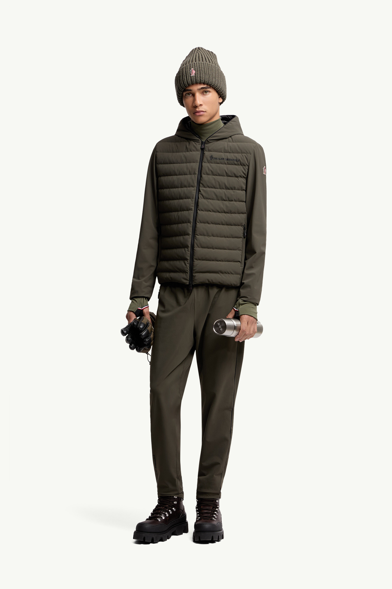 Padded Zip-Up Sweatshirt - 2