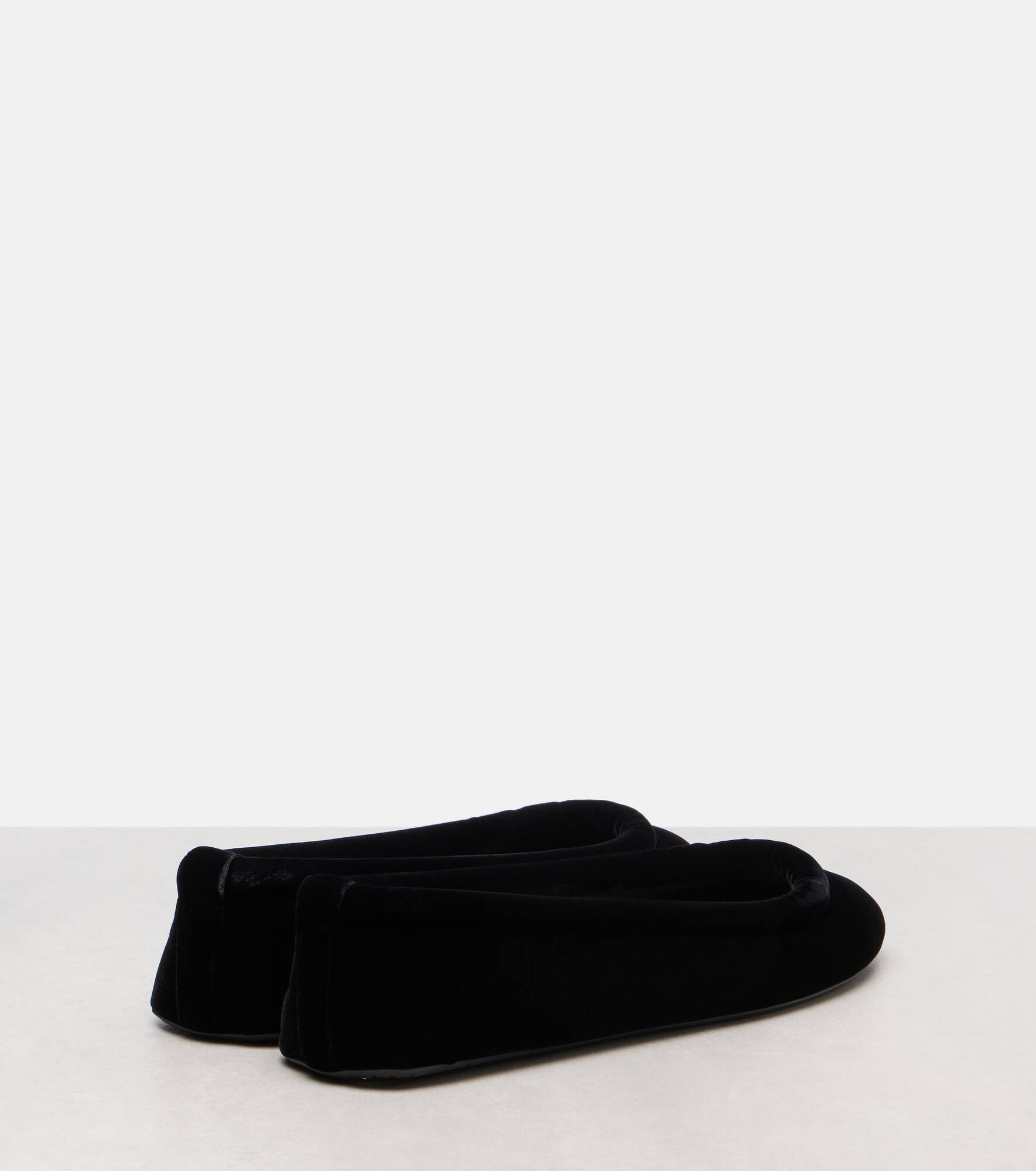 Velvet ballet flats - 2