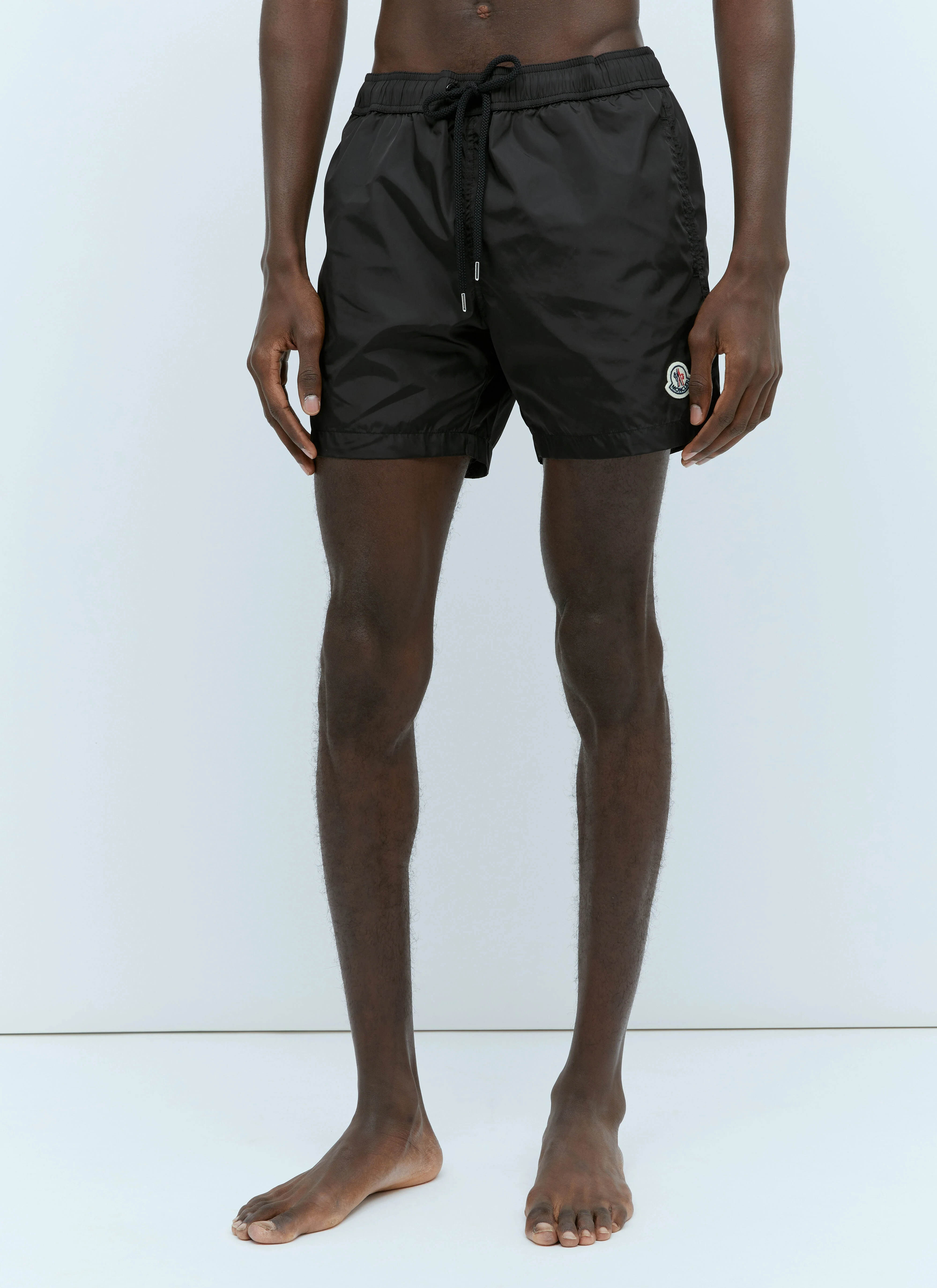 Logo Patch Swim Shorts - 1