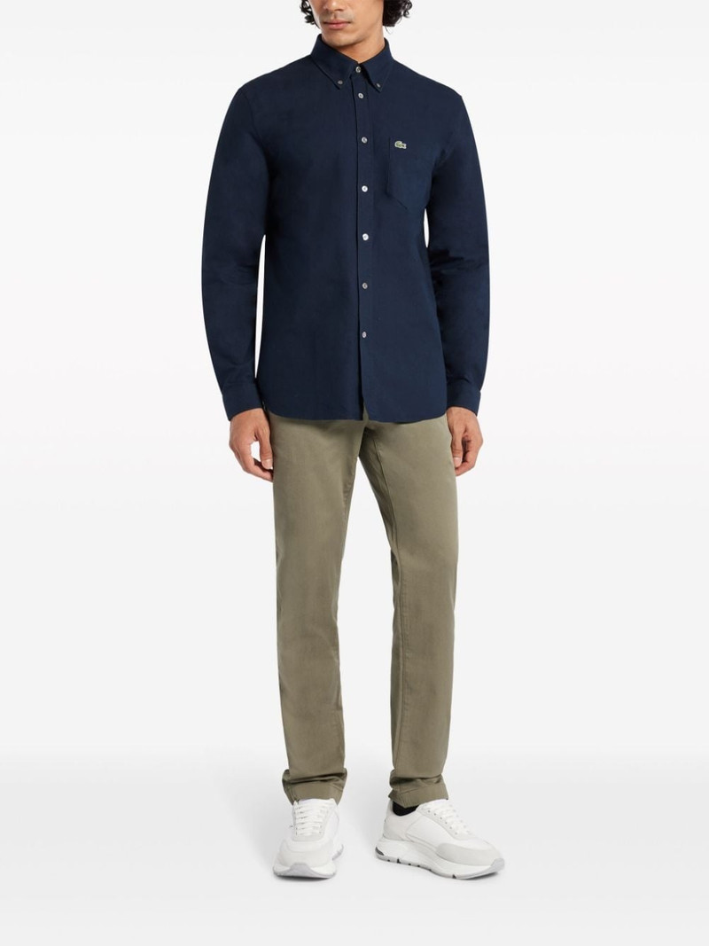 LACOSTE slim-cut twill trousers outlook