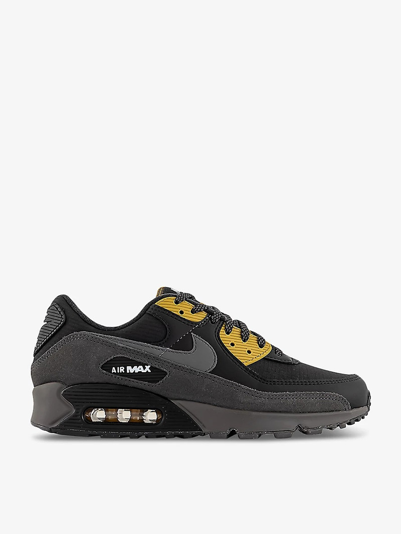 Air Max 90 padded-collar mesh low-top trainers - 1