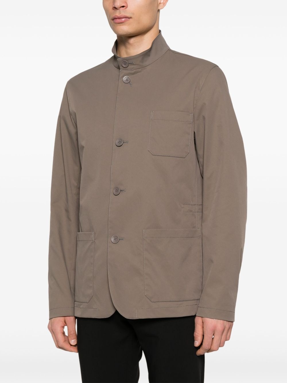 stand-up collar jacket - 3