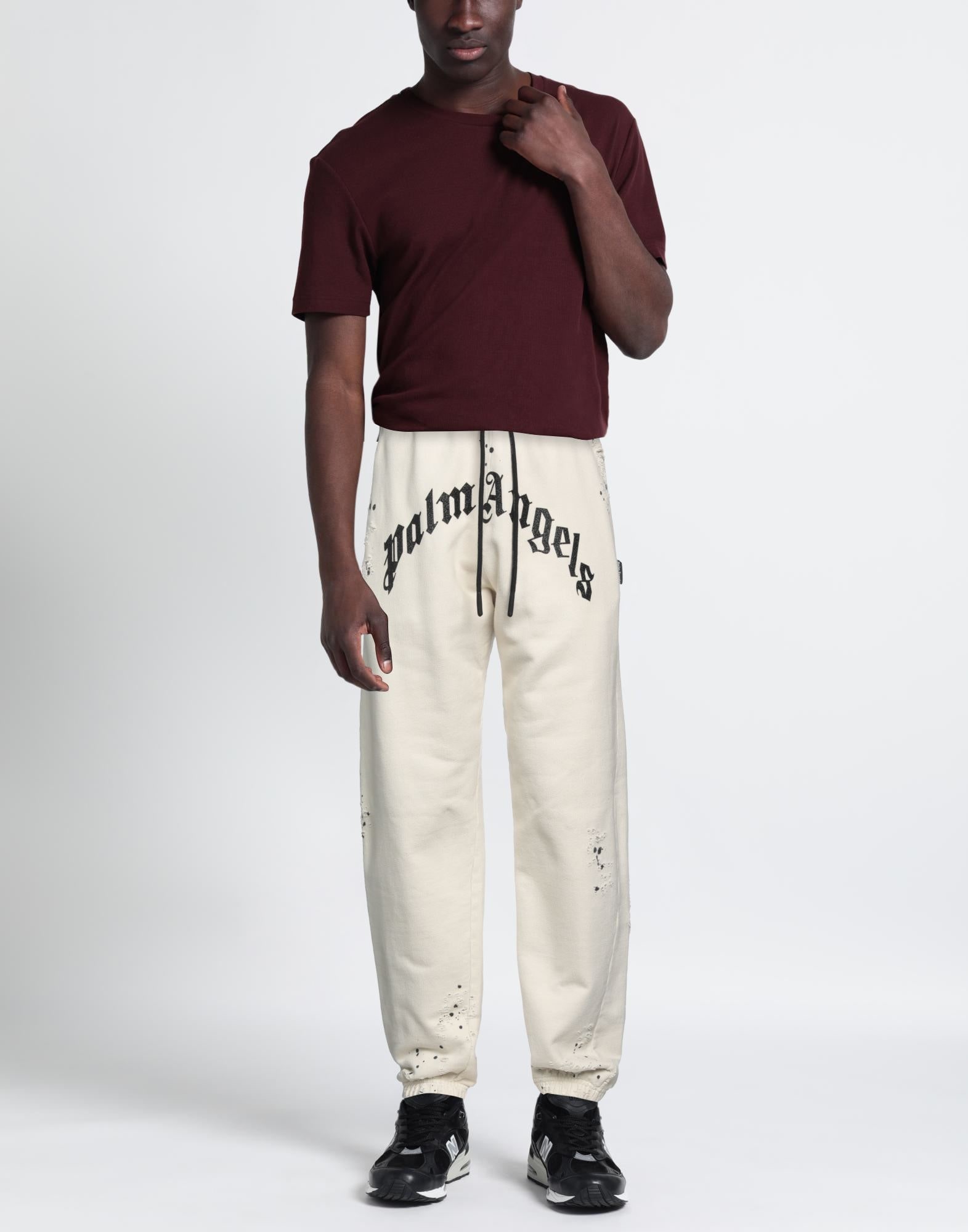 Beige Men's Casual Pants - 2