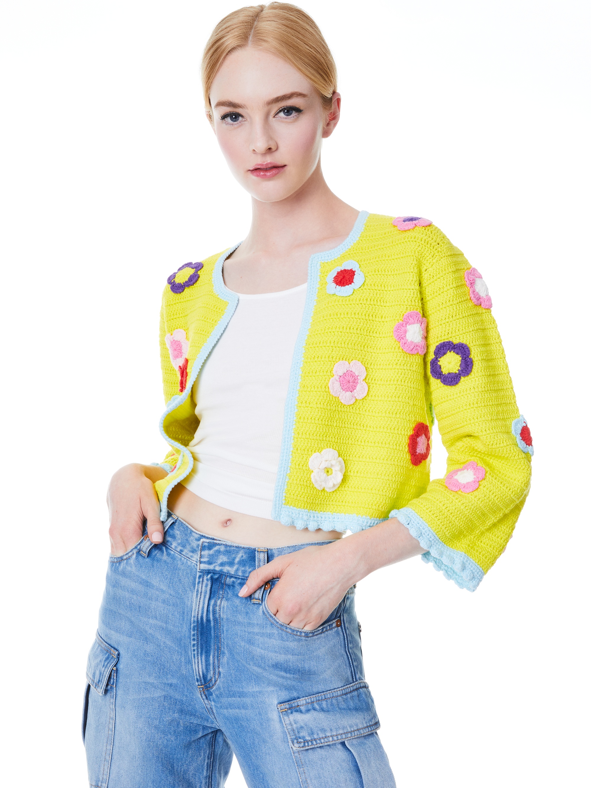 ANDERSON FLOWER CROCHET CARDIGAN - 2