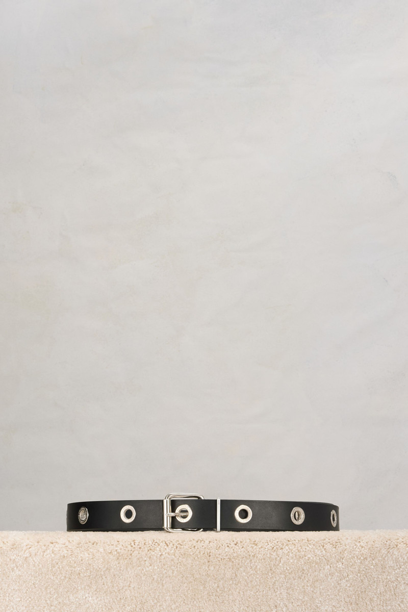 AMI Paris Ami Paris Engraved Eyelets Belt 30 Mm outlook