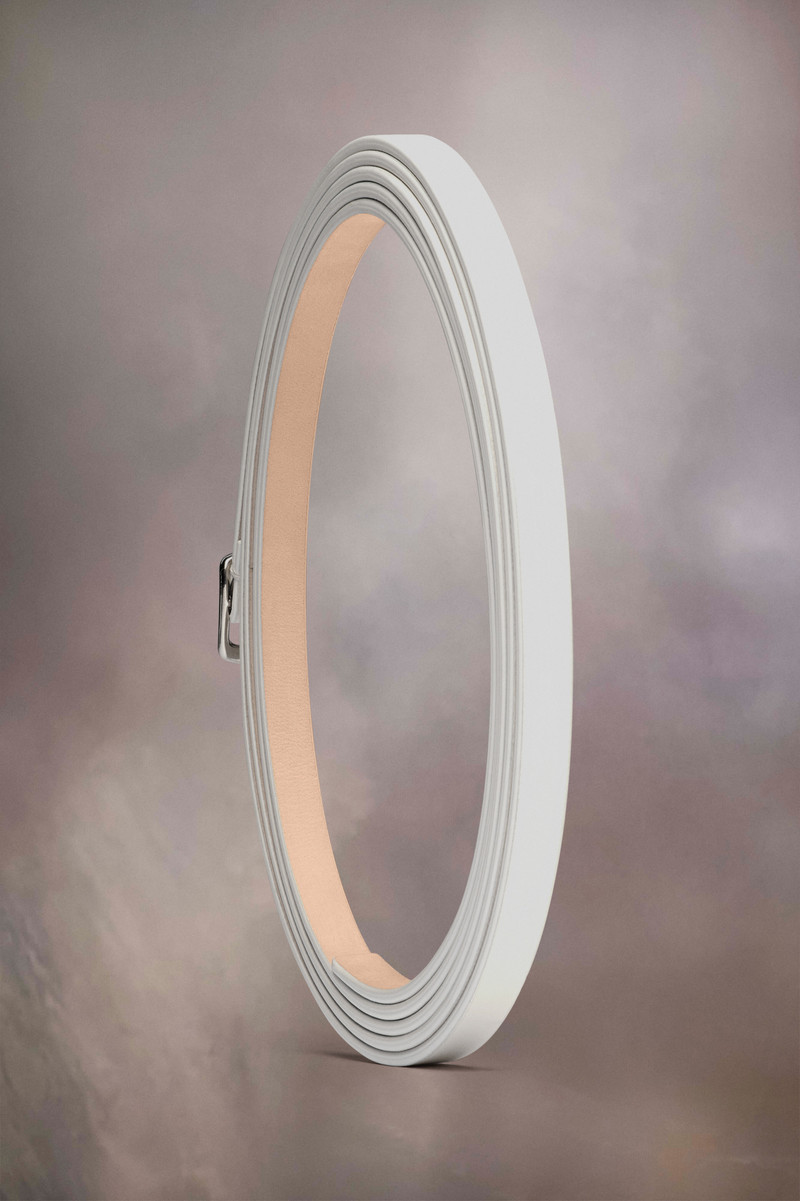 Maison Margiela Slim leather belt outlook