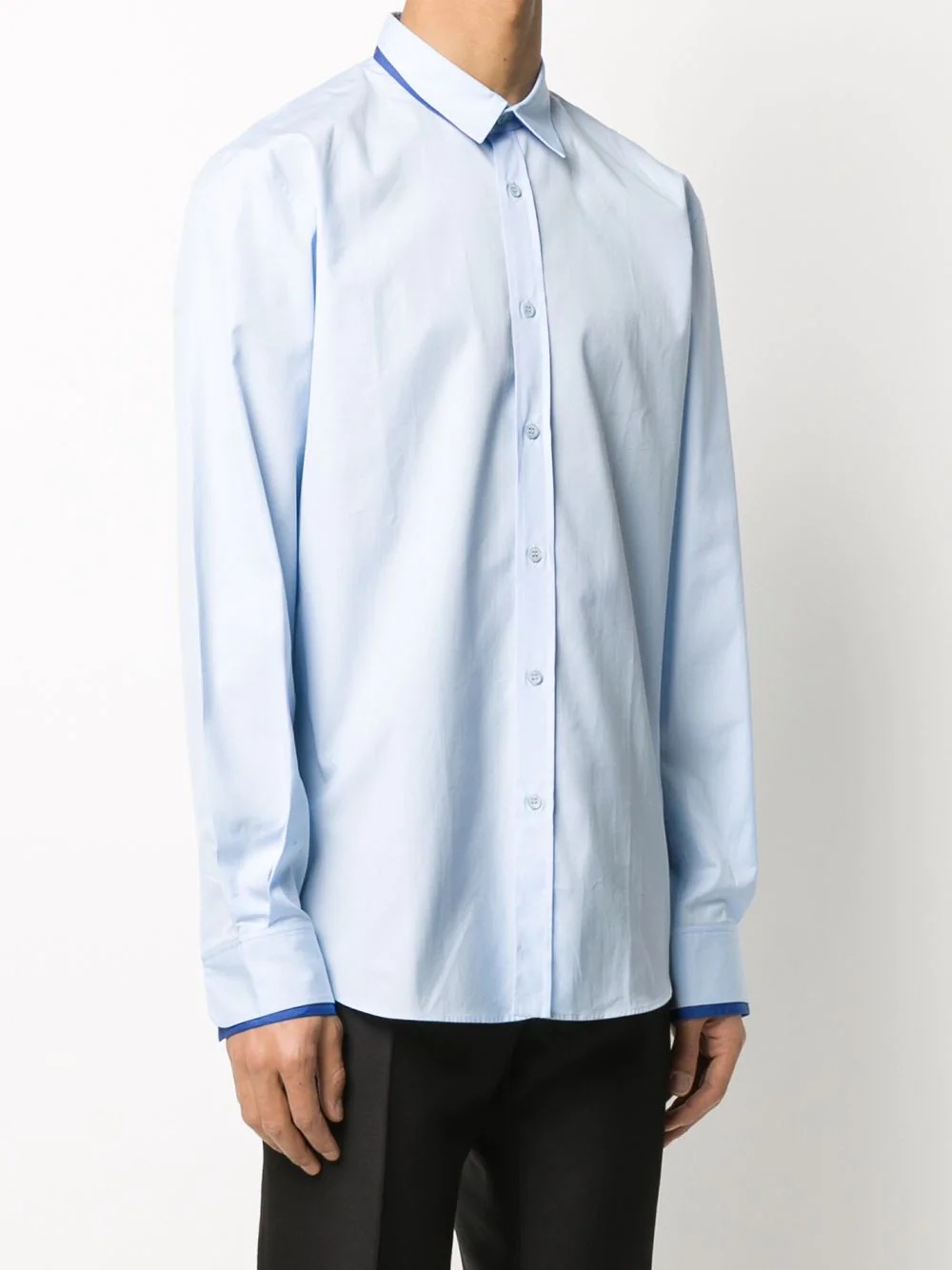 double-collar long-sleeved shirt - 3