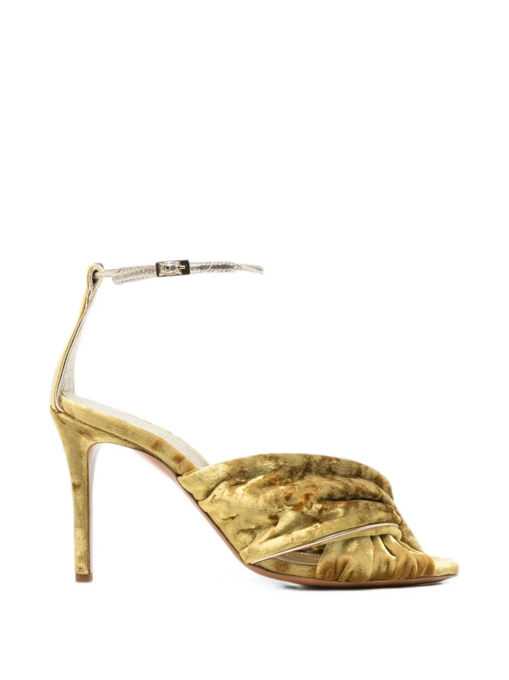 Velvet heel sandals - 1
