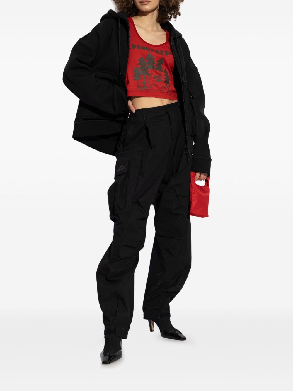 cotton cargo pants - 2