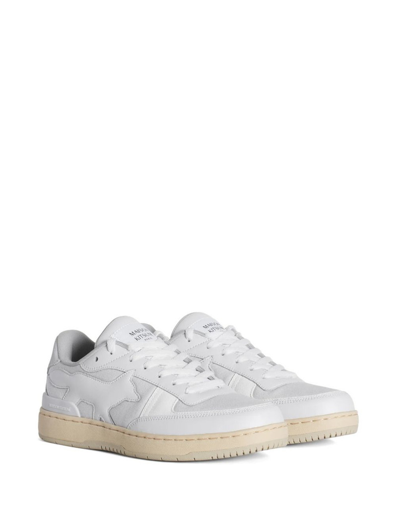 Maison Kitsuné Chiru fox-patch panelled sneakers outlook