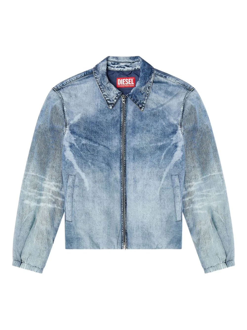 denim-effect jacket - 1