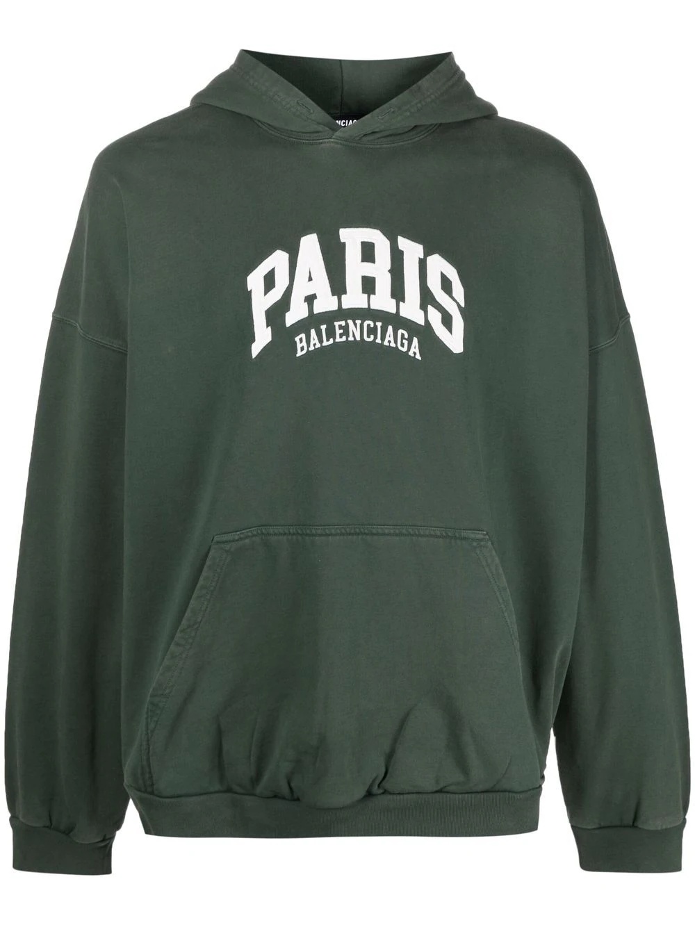 Paris logo-print pullover hoodie - 1