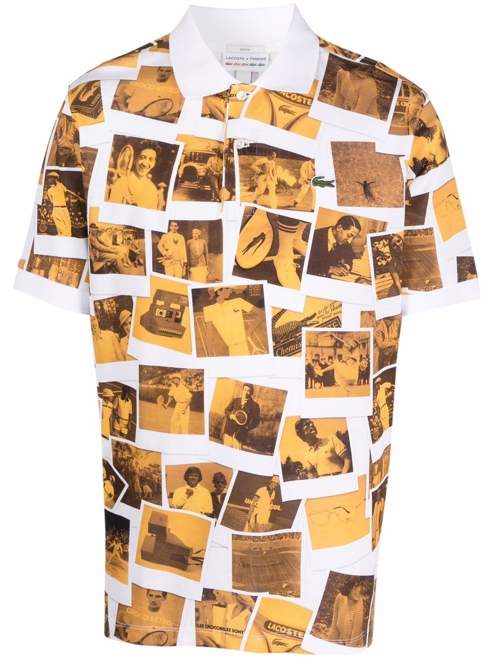 x Polaroïd photograph-print polo shirt - 1