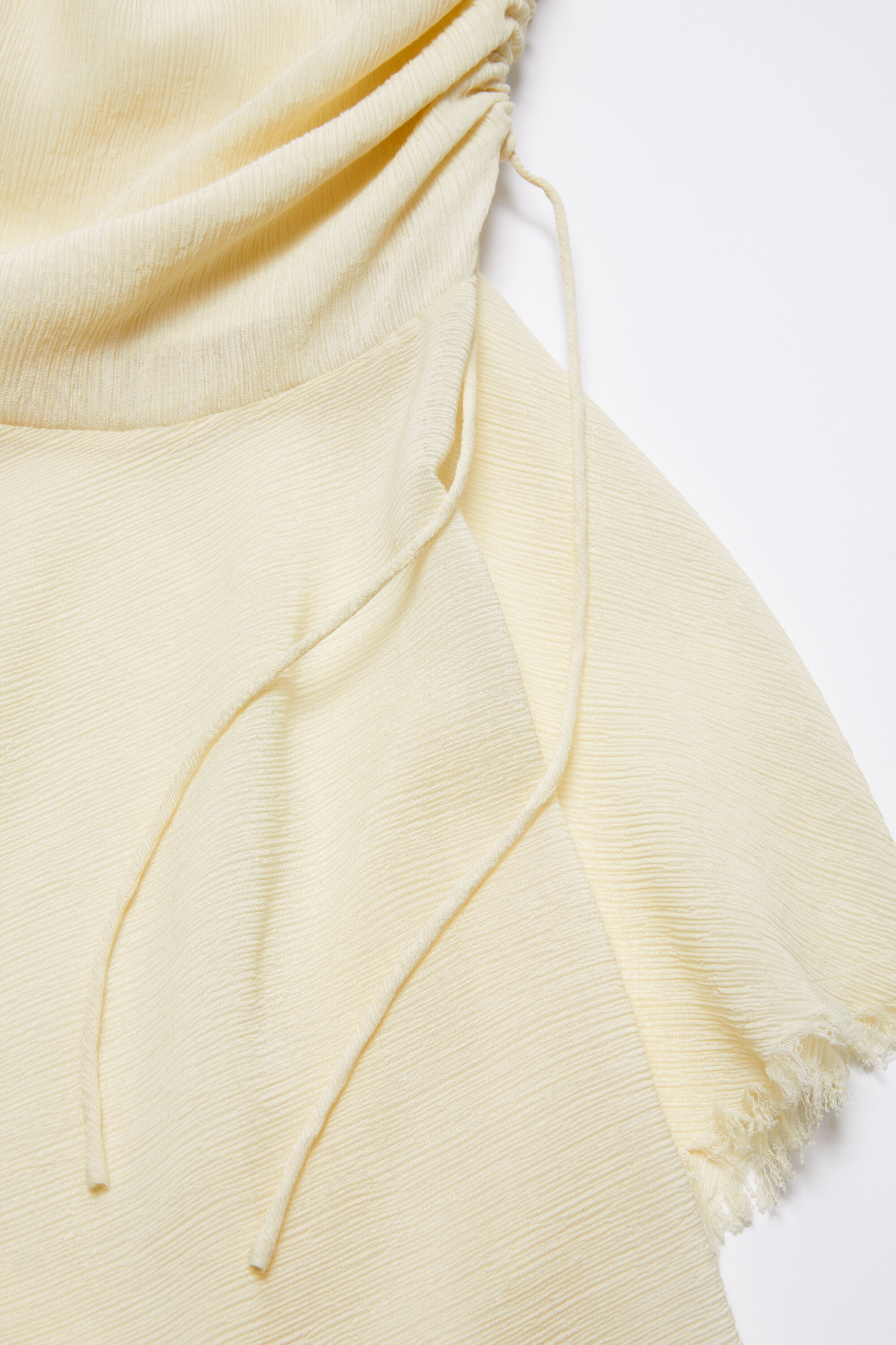 Draped asymmetric skirt - Warm white - 6