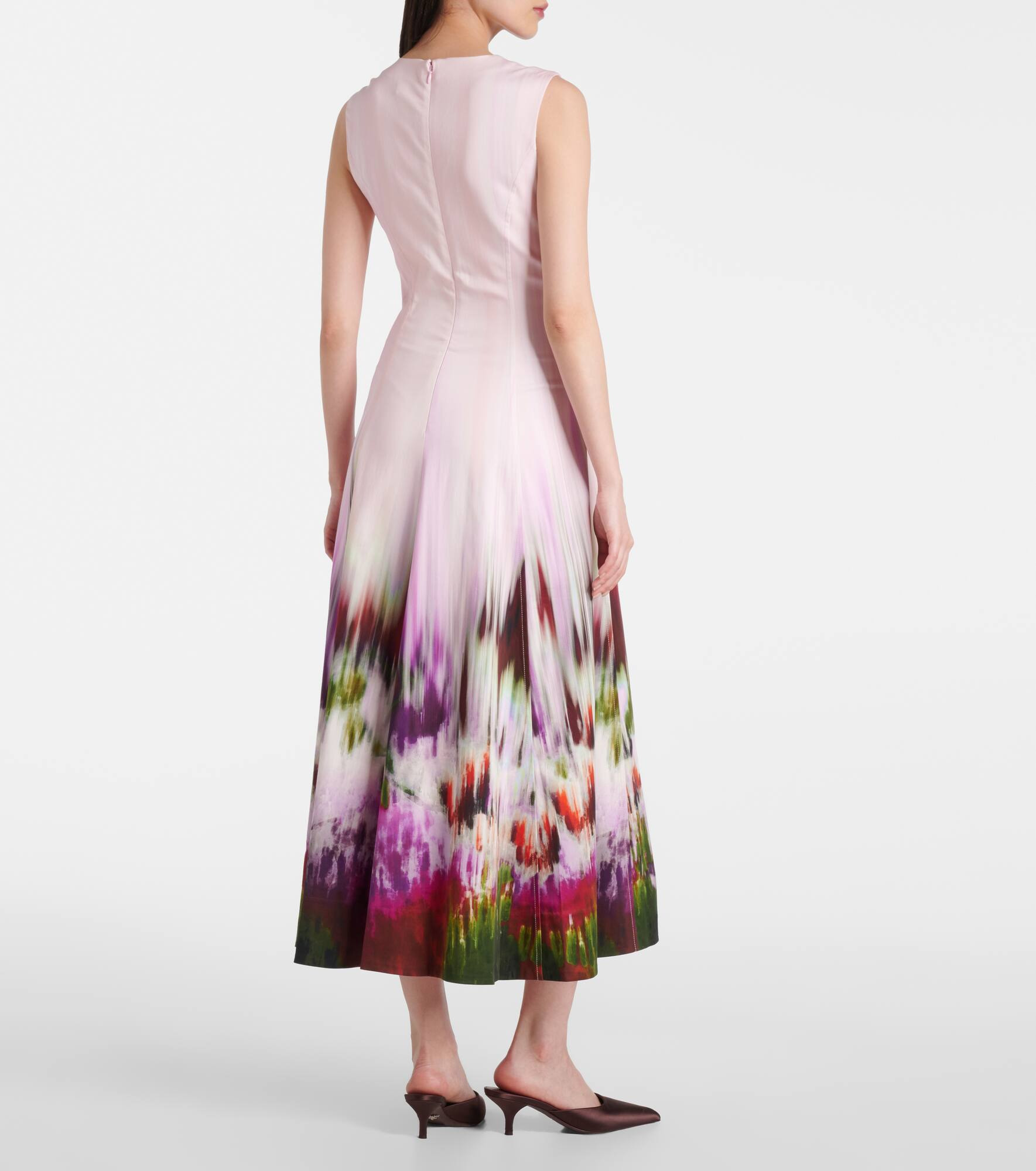 Magnolia cotton and rayon-blend midi dress - 3