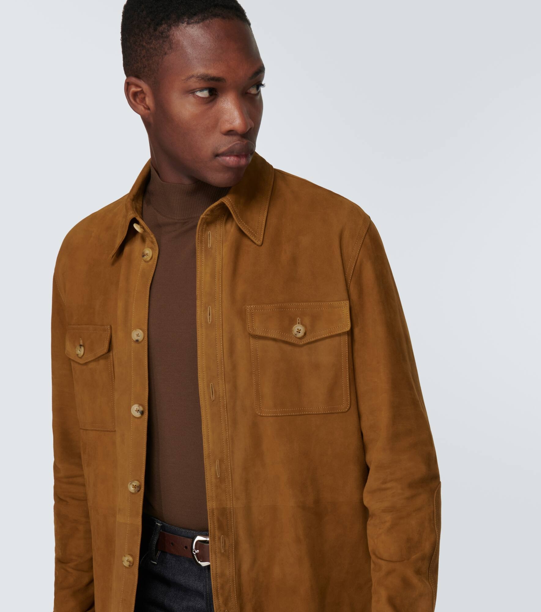 Lucas suede overshirt - 5