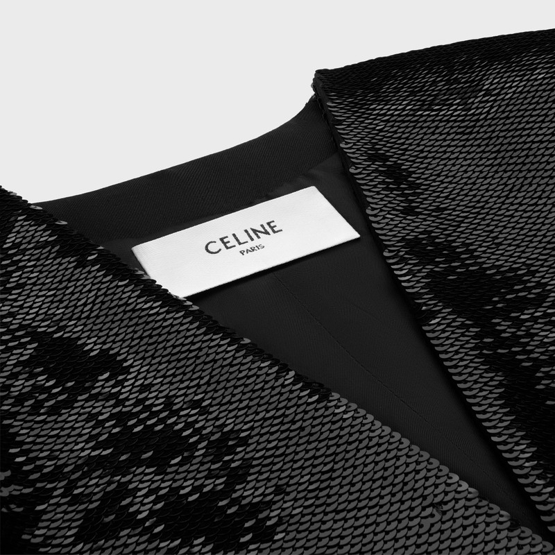 embroidered bolero jacket IN wool gabardine 3
