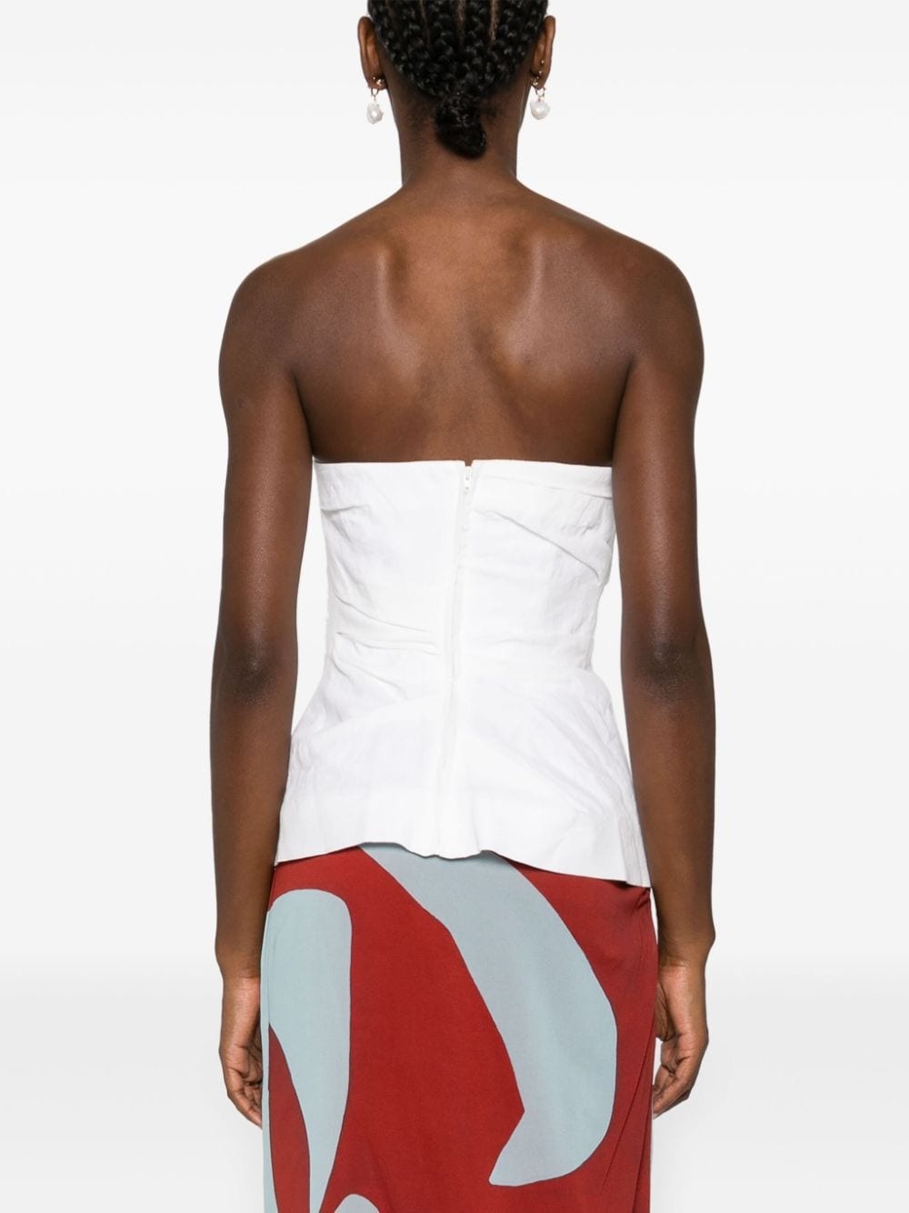 Izel linen bandeau top - 4