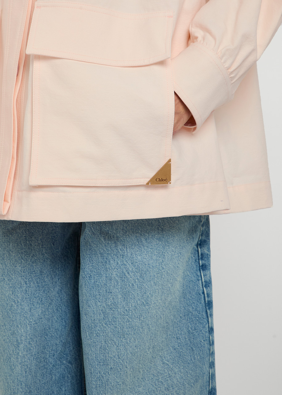 Chloe Pleated Canvas Jacket - 5