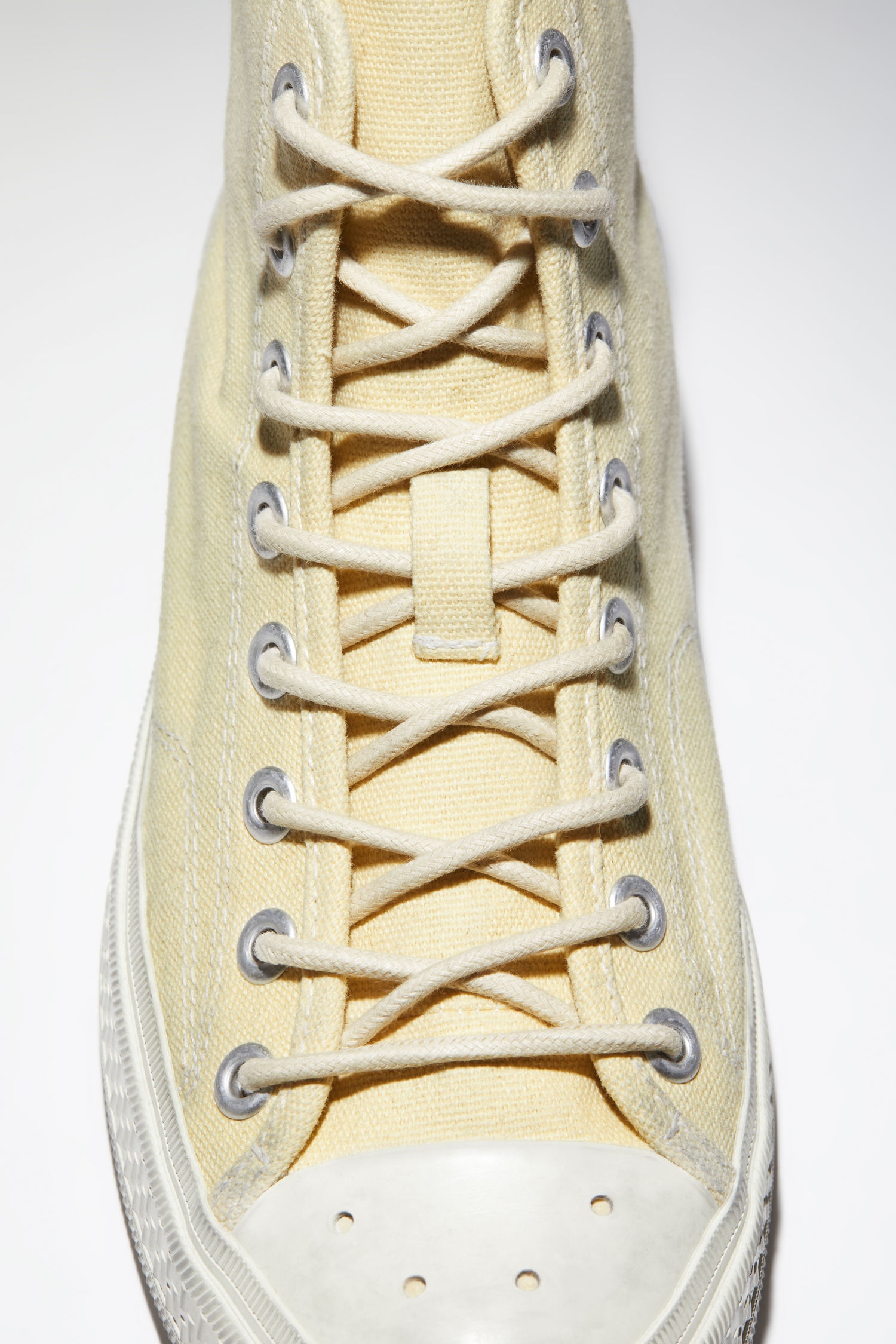 High top sneakers - Pale yellow/off white - 6