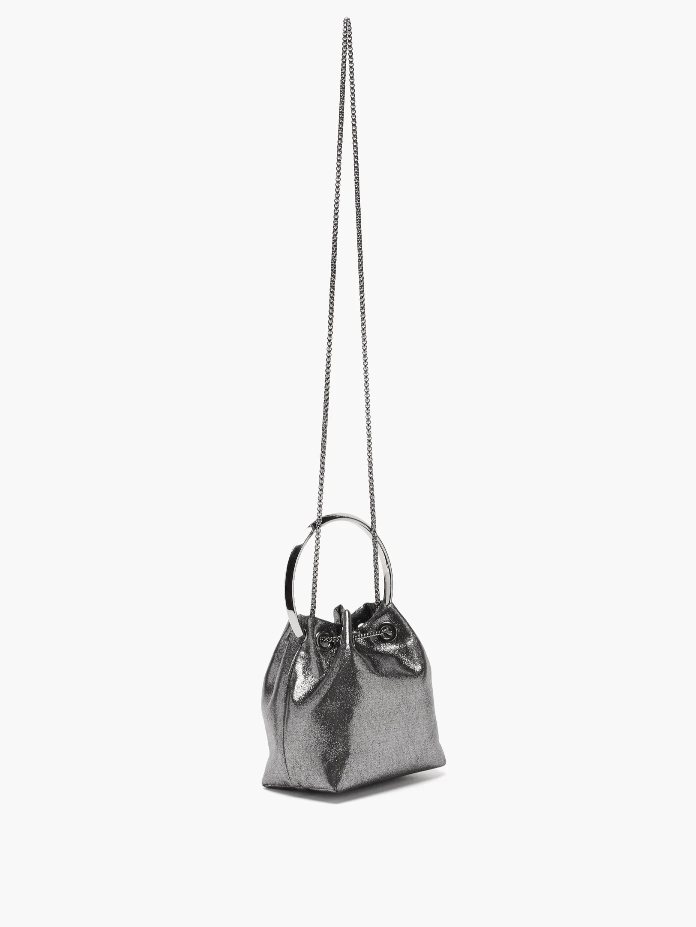 Bonbon metallic bucket bag - 4