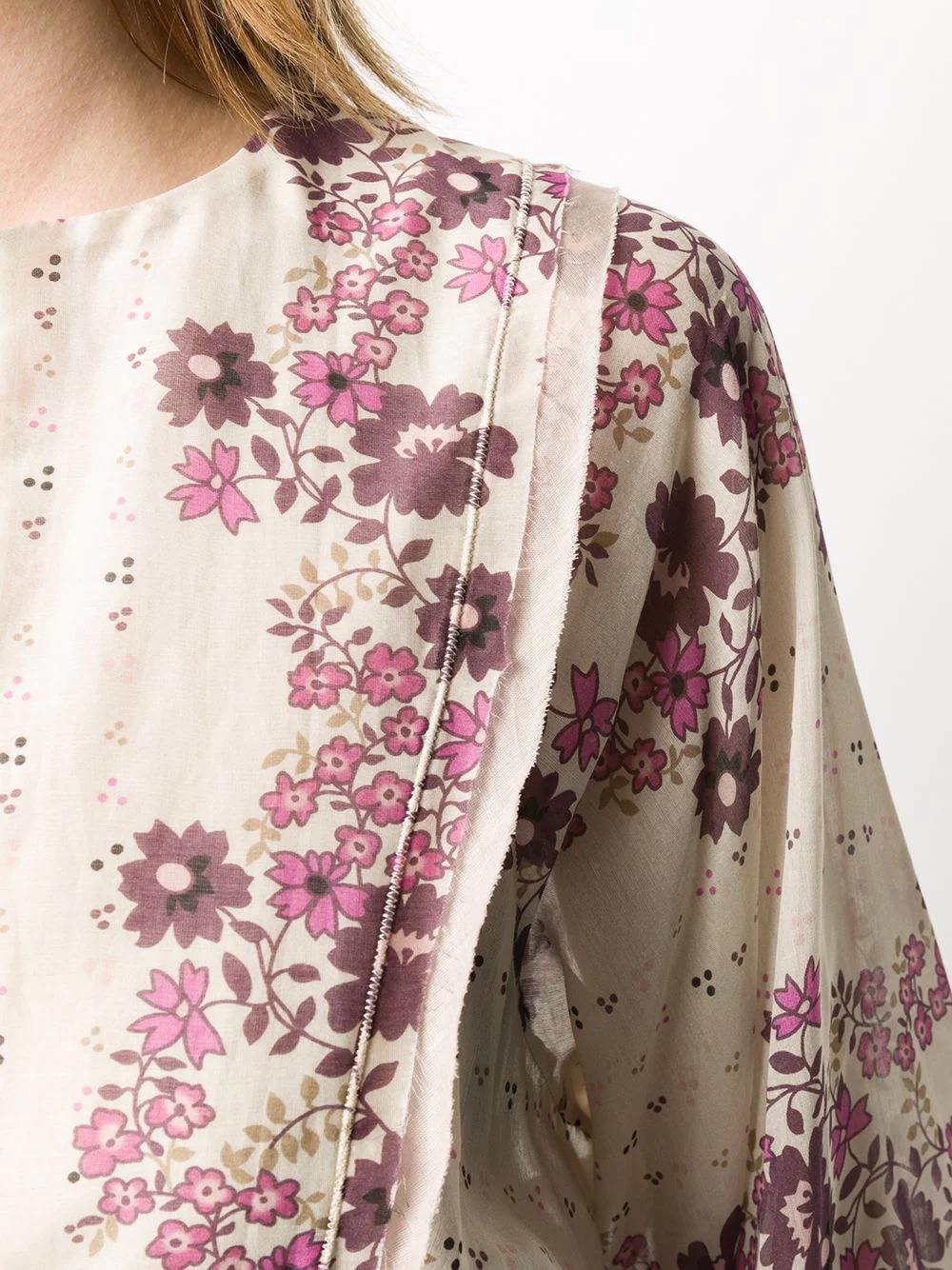 floral print blouse - 5