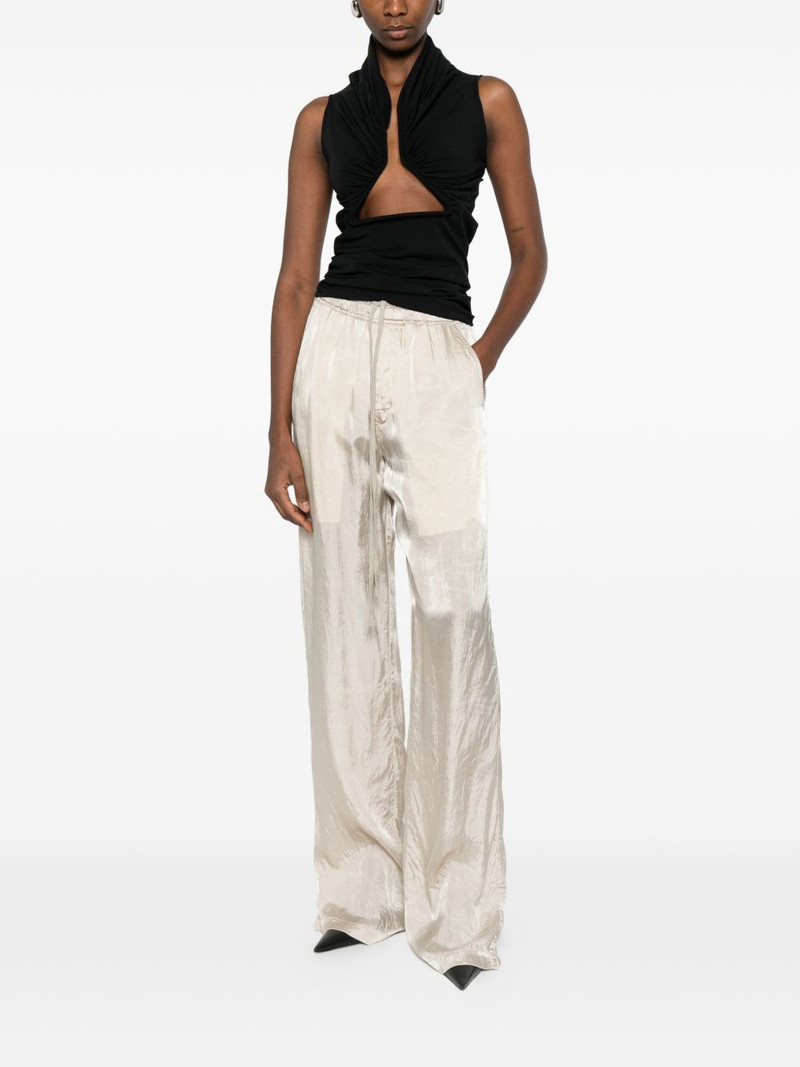 Rick Owens drawstring wide leg trousers outlook